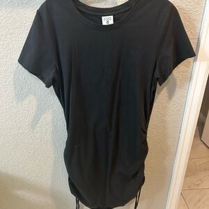 PINK Victoria's Secret Black Short Sleeve Top/dress